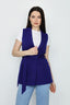 Cobalt Belted Longline Waistcoat - Select Fashion
