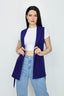 Cobalt Belted Longline Waistcoat - Select Fashion