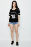 Acid Wash Denim High Waisted Trashed Shorts - Select Fashion