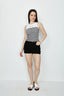 Black Elasticated Casual Short - Select Fashion