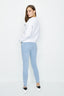 Bleach Wash Denim Ripped Mid Rise Jeans - Select Fashion