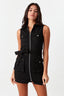 Black Sleeveless Casual Bodycon Dress - Select Fashion