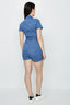 Mid Wash Denim Belted Playsuit - Select Fashion