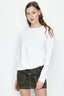 Khaki Contrast Stitch Casual Skirt - Select Fashion