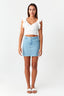 Midwash Denim Skirt - Select Fashion