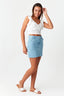 Midwash Denim Skirt - Select Fashion