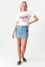 Acid Blue Denim Casual Skirt - Select Fashion