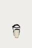 Black Multi Strap Espadrille Wedge - Select Fashion