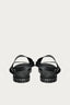 Black Stud Jelly Double Strap Sandal - Select Fashion