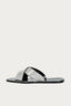 Black Jelly Cross Over Diamante Slider - Select Fashion