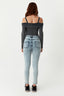 Bleach Acid Midrise Ripped Skinny Jeans - Select Fashion