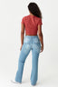 Midwash 2 Button Bootcut Jeans - Select Fashion