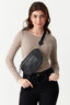 Black Pu Cresent Bumbag - Select Fashion