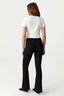 Black Crinkle Flares - Select Fashion