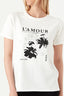 Ivory L'Amour Floral Foil Tee - Select Fashion