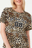 Multi Milan Leopard Oversized Tee - Select Fashion
