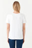 Optic White Diamante Bow Tee - Select Fashion