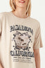 Neutral Pasadena Oversized Tee - Select Fashion