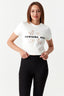 Optic White Cowgirl Crop Fitted Tee - Select Fashion