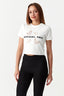 Optic White Cowgirl Crop Fitted Tee - Select Fashion