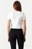 Optic White Cowgirl Crop Fitted Tee - Select Fashion