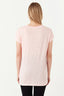 Pink Luxe Style Slub Tee - Select Fashion