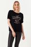Black Le Chamonix Foil Tee - Select Fashion