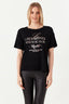 Black Le Chamonix Foil Tee - Select Fashion