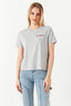 Grey Marl Los Angeles Embroidered Tee - Select Fashion