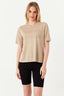 Sand Champs Elysees Embroidered Tee - Select Fashion