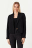 Black Textured Short Jacket - Select Fashion