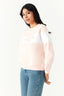 Spring Peach Sport Club Emb Sweat - Select Fashion